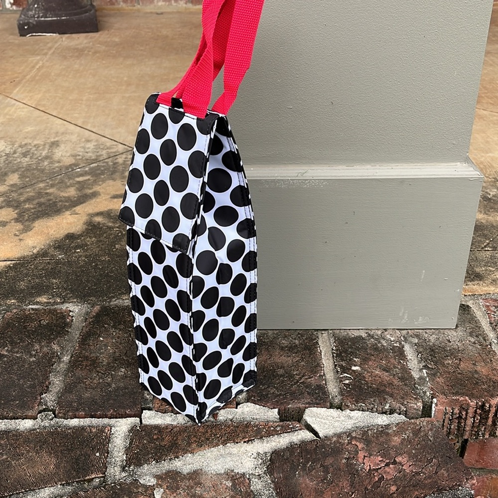 Thirty-One Black and White Polka Dot Bottle Thermal - Picture 4 of 5